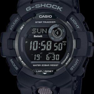 G-Shock Men's Multi-Segment Digital Black Resin Strap Bluetooth Sport Watc
